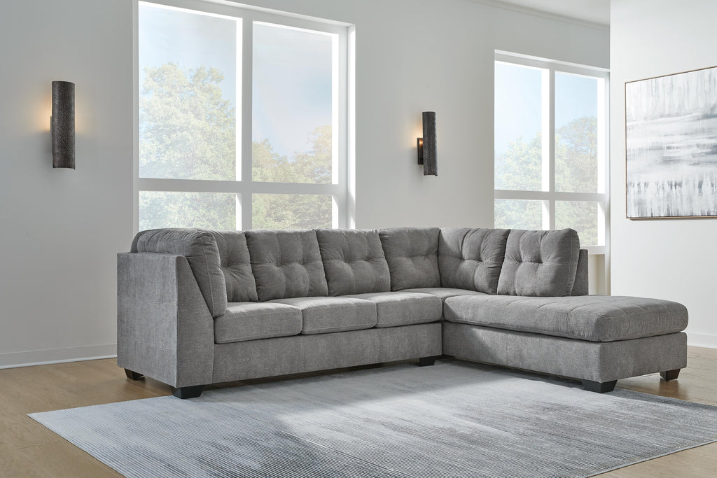 Marleton sectional, 2-Piece Sectional with Chaise · Right-Facing Chaise · 115 × 91 × 38 in, view 2