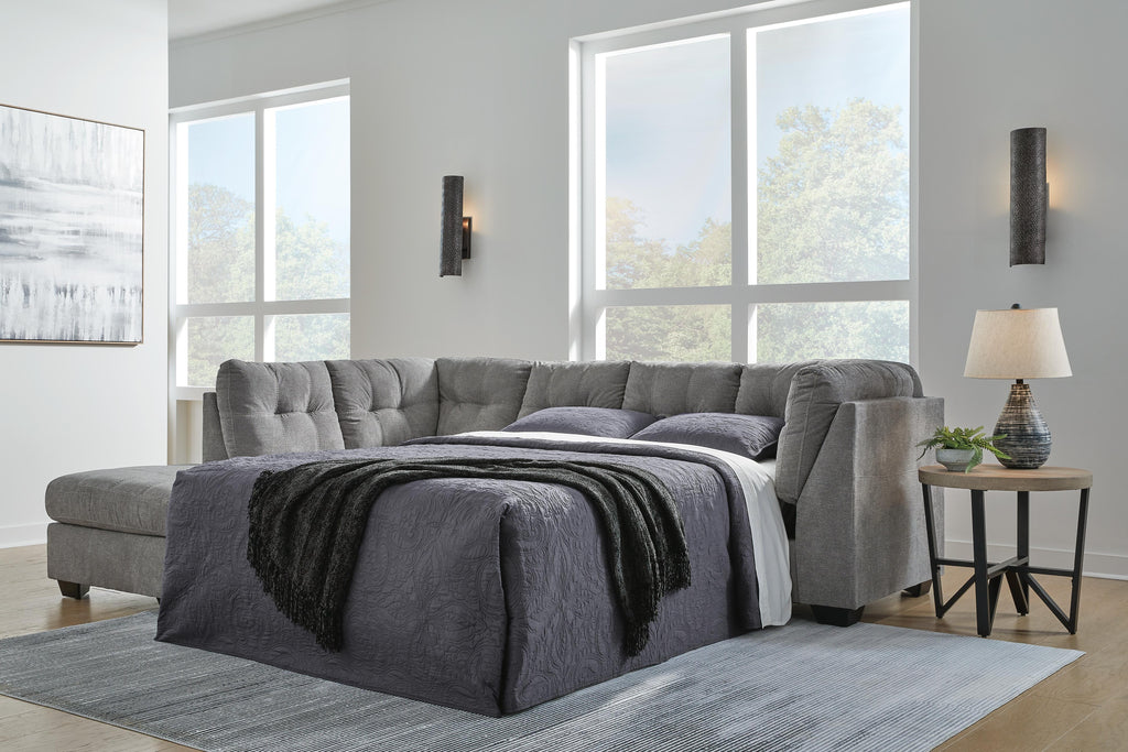 Marleton sectional, 2-Piece Sleeper Sectional with Chaise · Left-Facing Chaise · 115 × 91 × 38 in, view 2