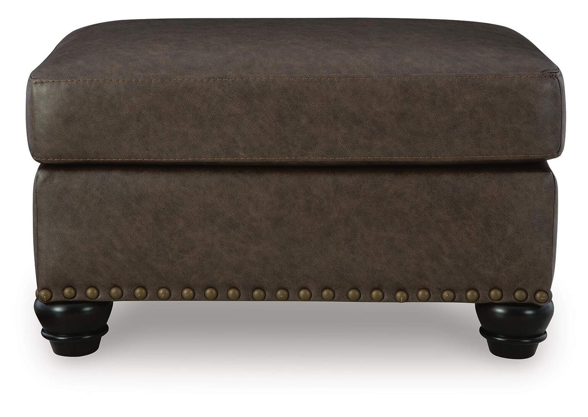 Roxmere Chair and Ottoman front view