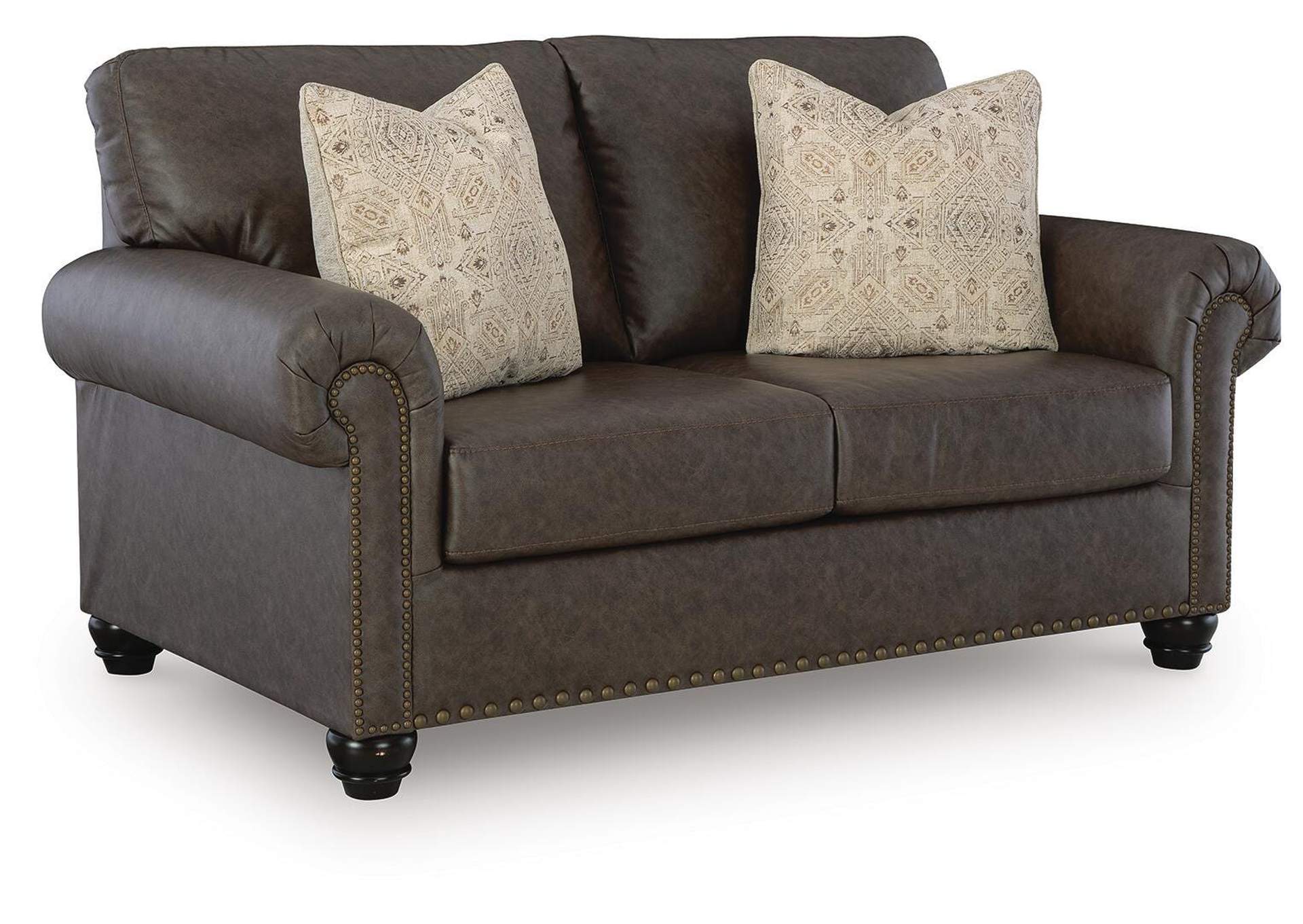 Roxmere Loveseat angled view