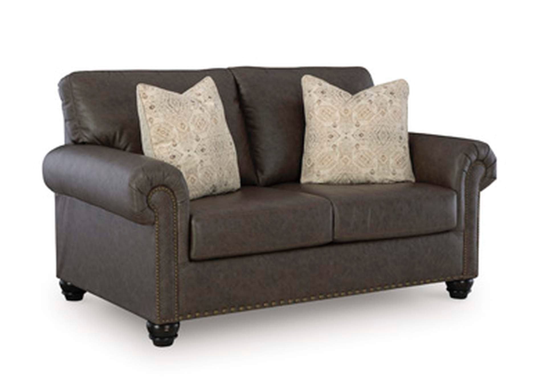 Roxmere Loveseat angled view