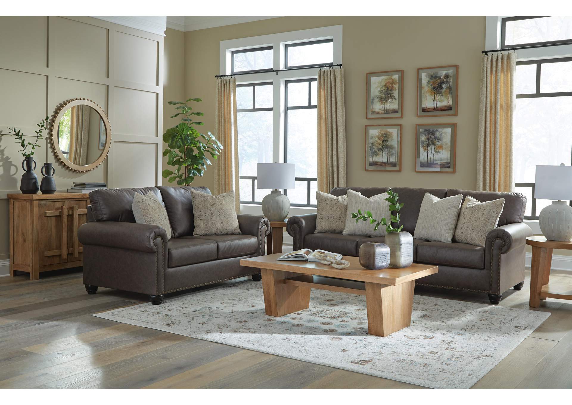 Roxmere Sofa and Loveseat