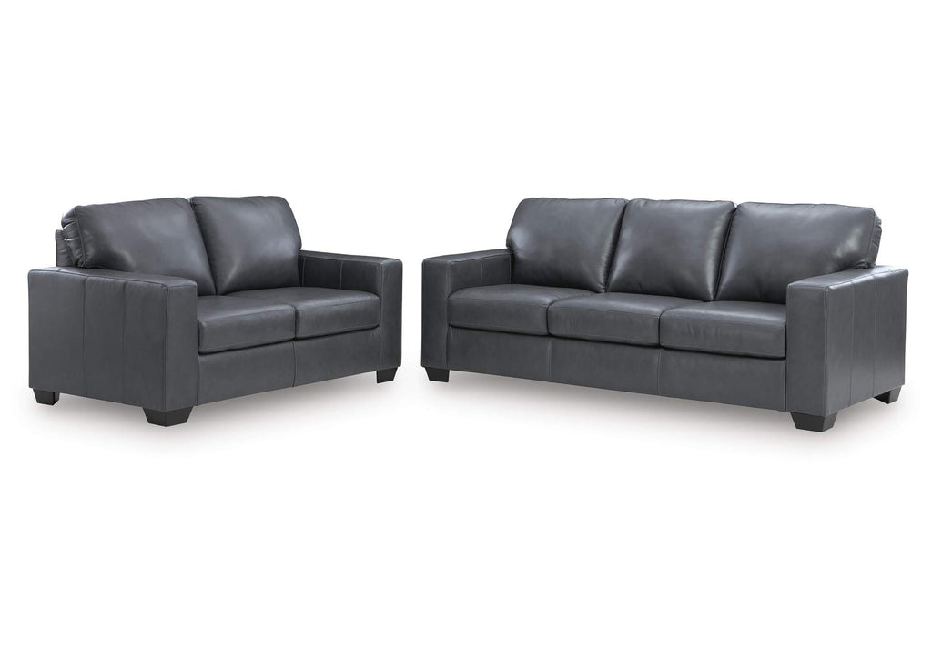 Bolsena Leather Sofa and Loveseat