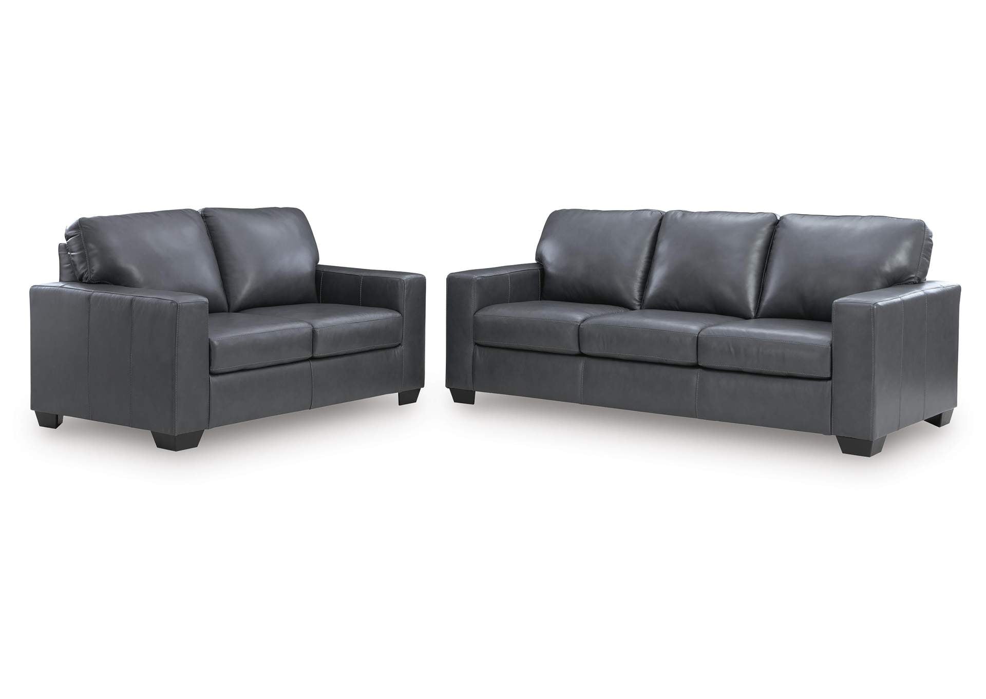 Bolsena Leather Sofa and Loveseat