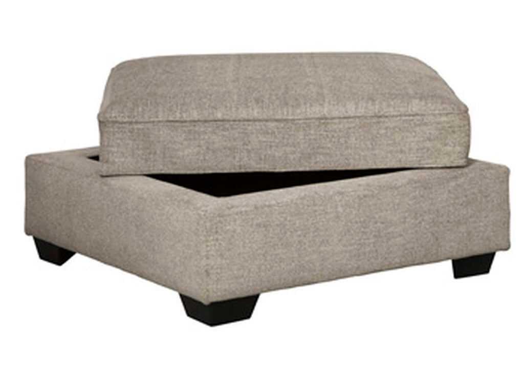 Bovarian Ottoman angled view