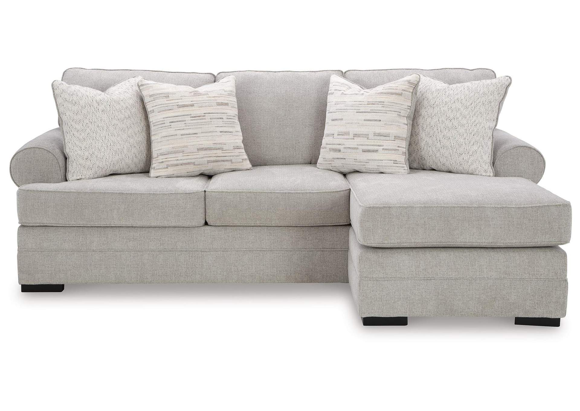 Eastonbridge Sofa Chaise, Chair, and Ottoman front view