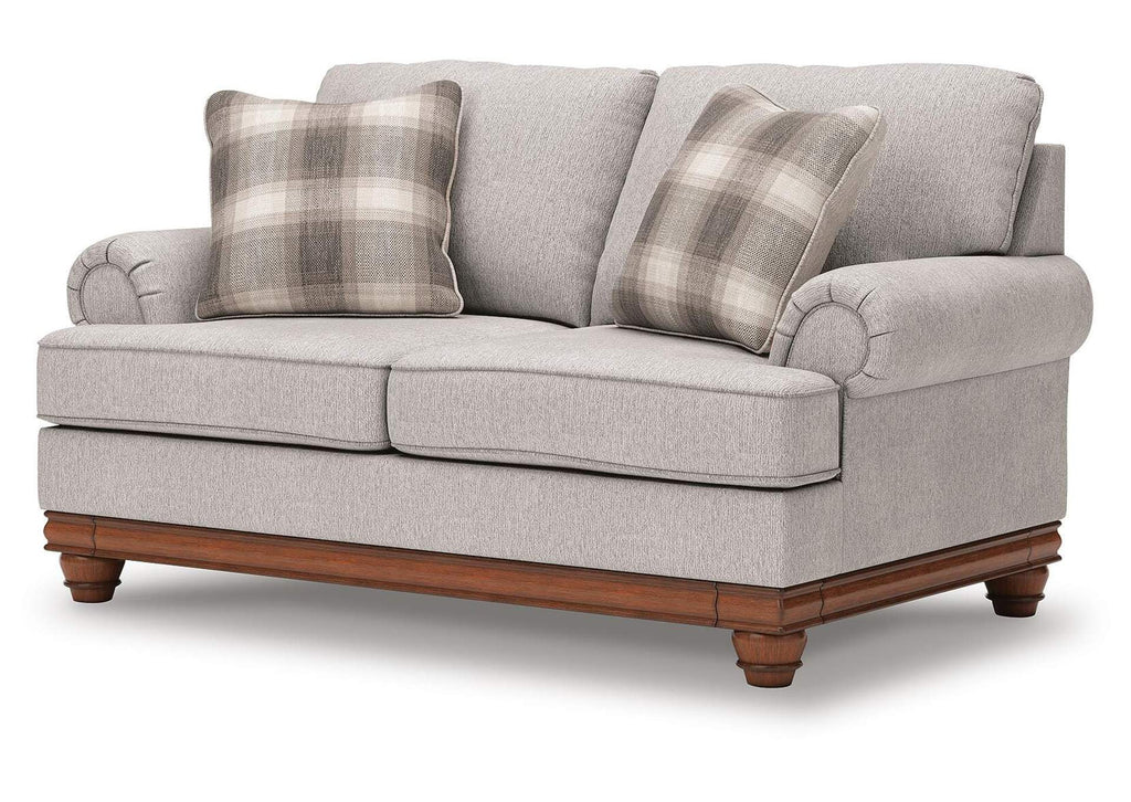 Stoughton Sofa and Loveseat angled view