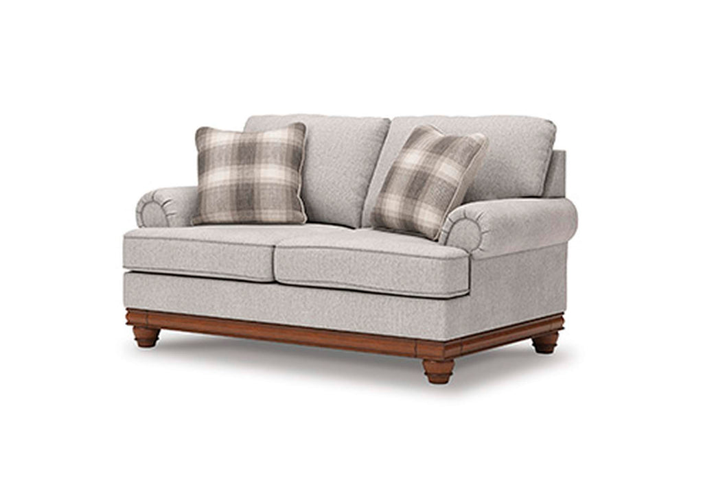 Stoughton Sofa and Loveseat angled view