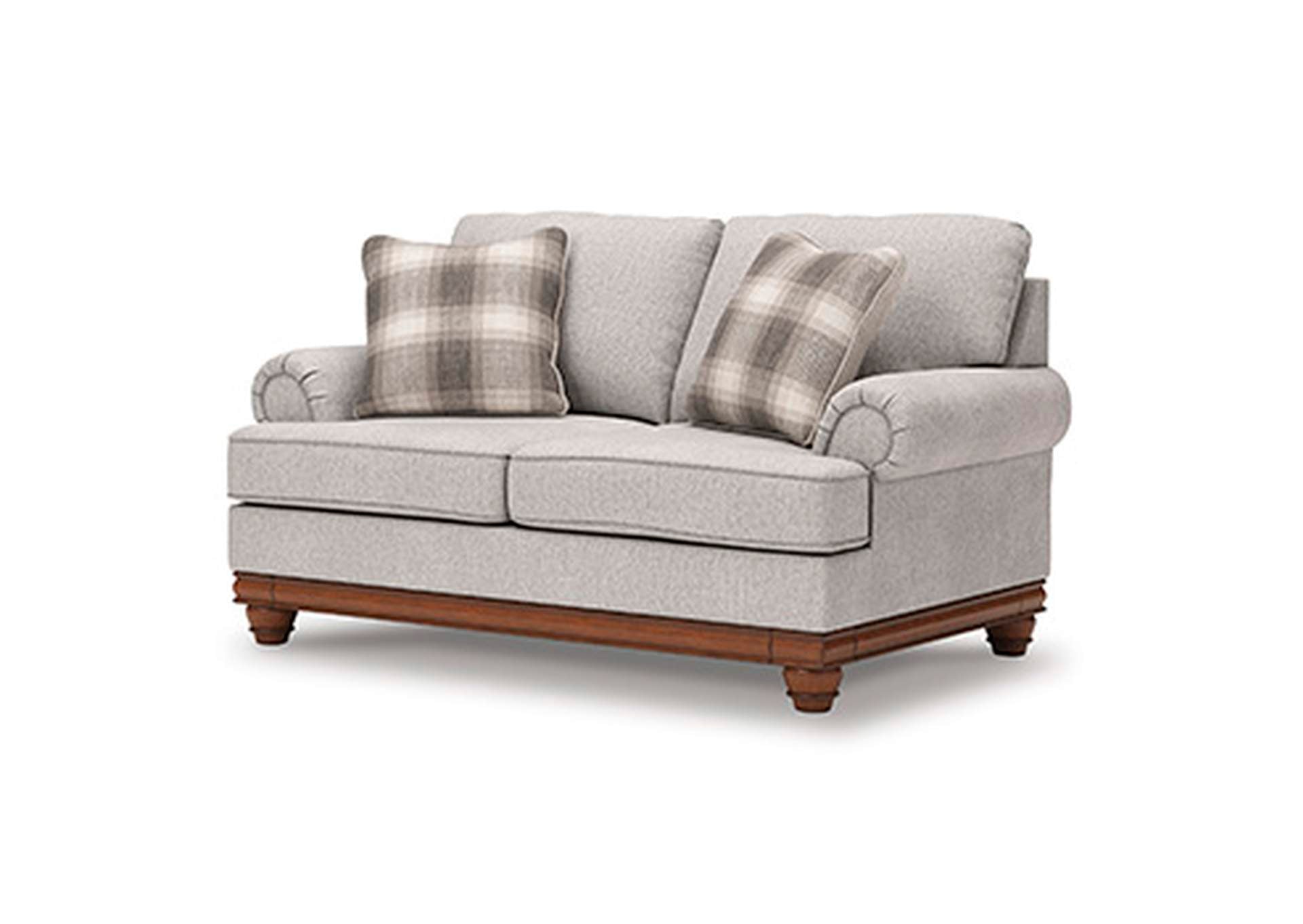 Stoughton Sofa and Loveseat angled view