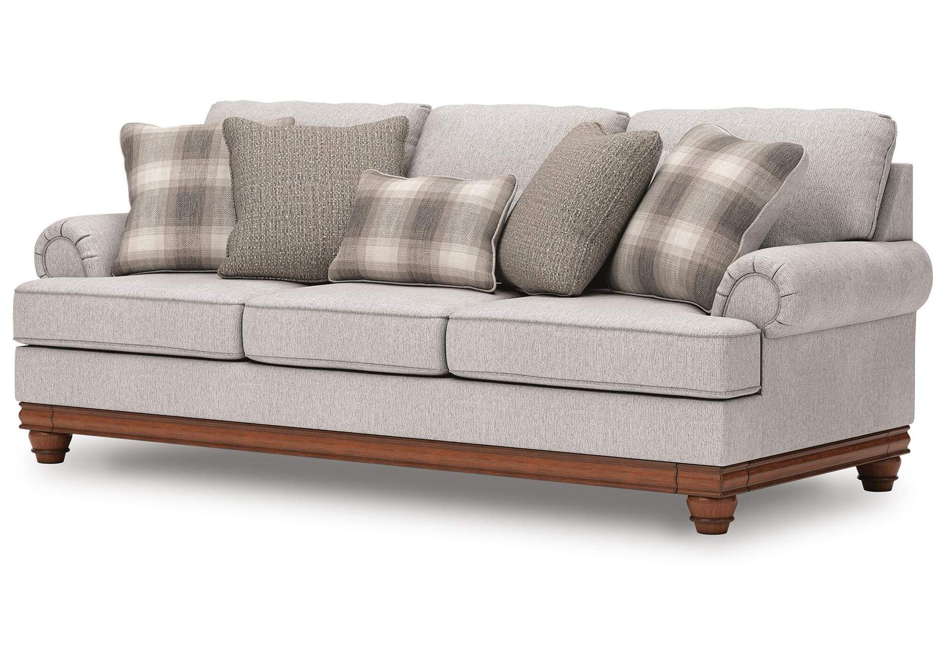 Stoughton Sofa and Loveseat angled view