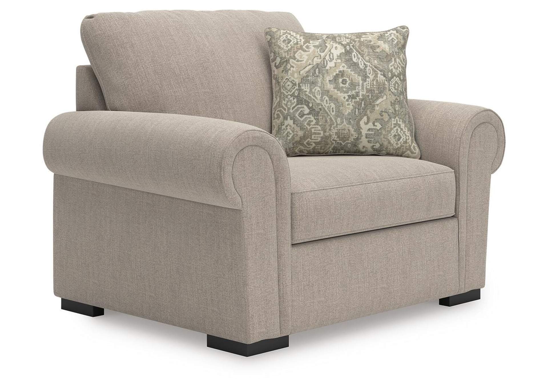 Sararose Oversized Chair angled view