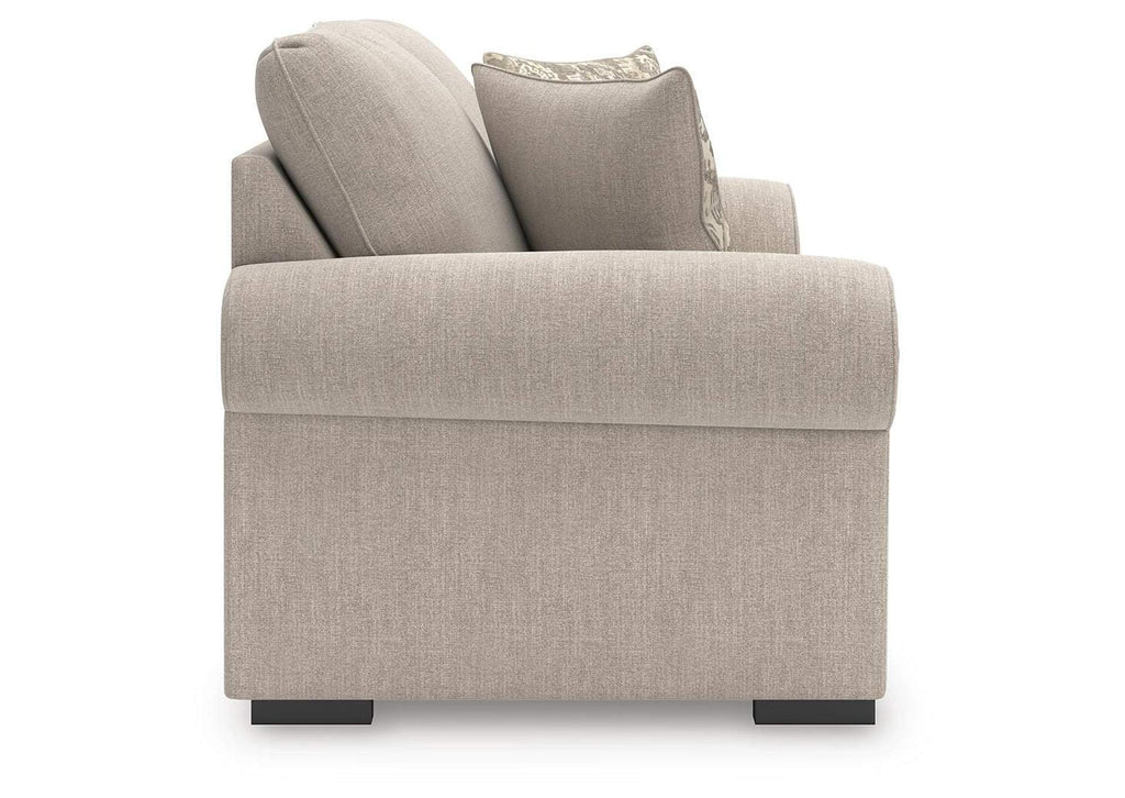 Sararose Loveseat side view