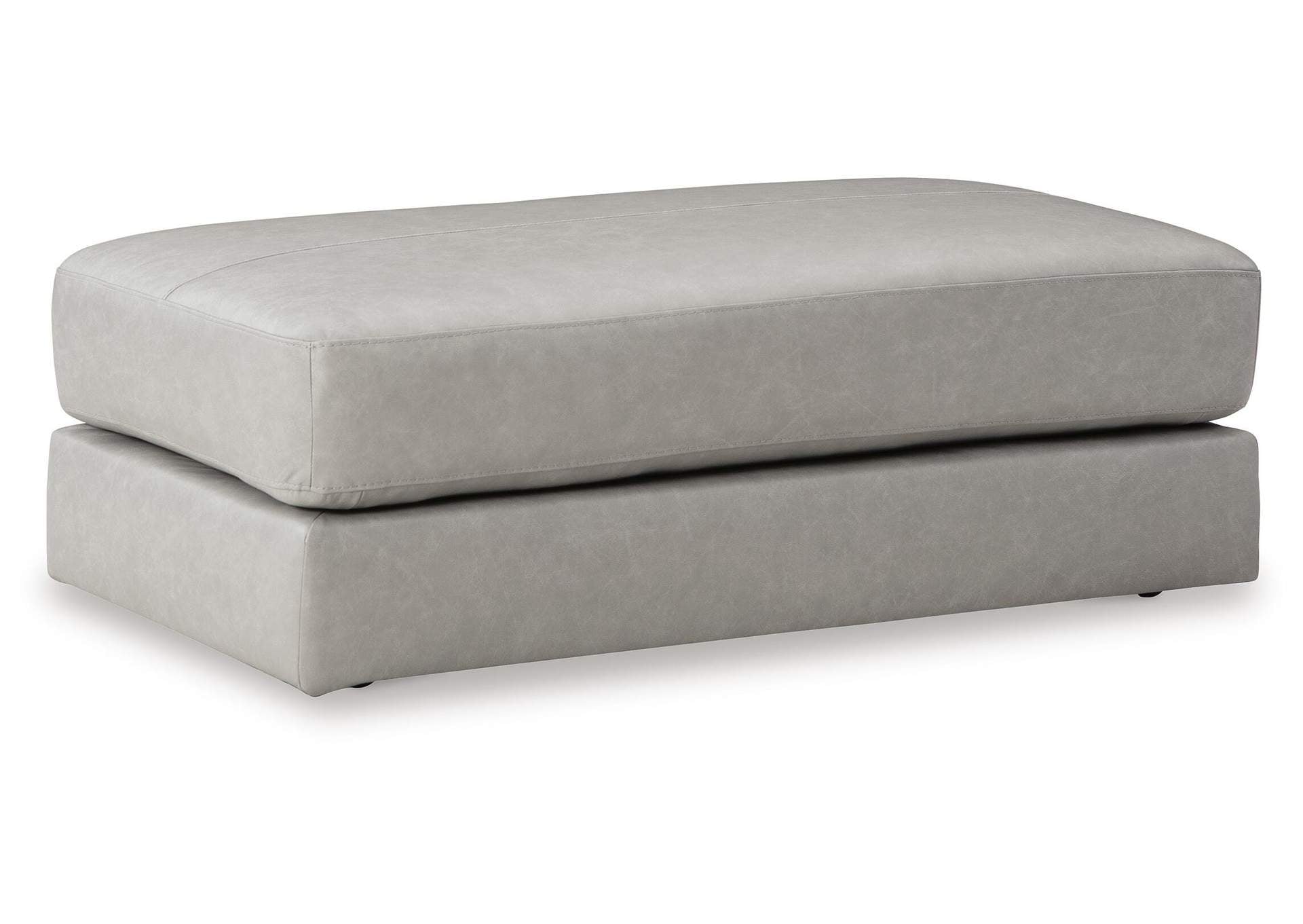 Amiata Oversized Accent Ottoman angled view