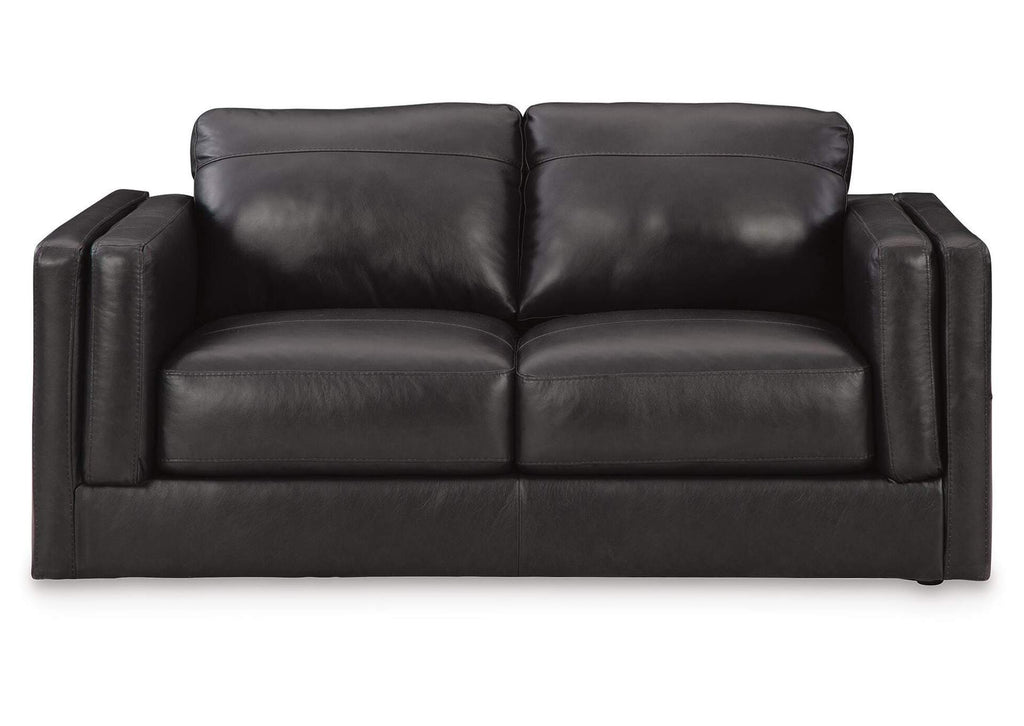 Amiata Sofa, Loveseat, Chair and Ottoman front view