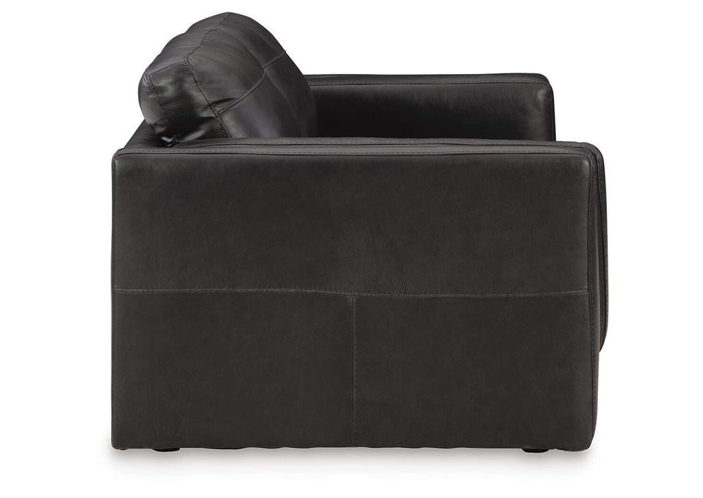 Amiata Sofa, Loveseat, Chair and Ottoman side view