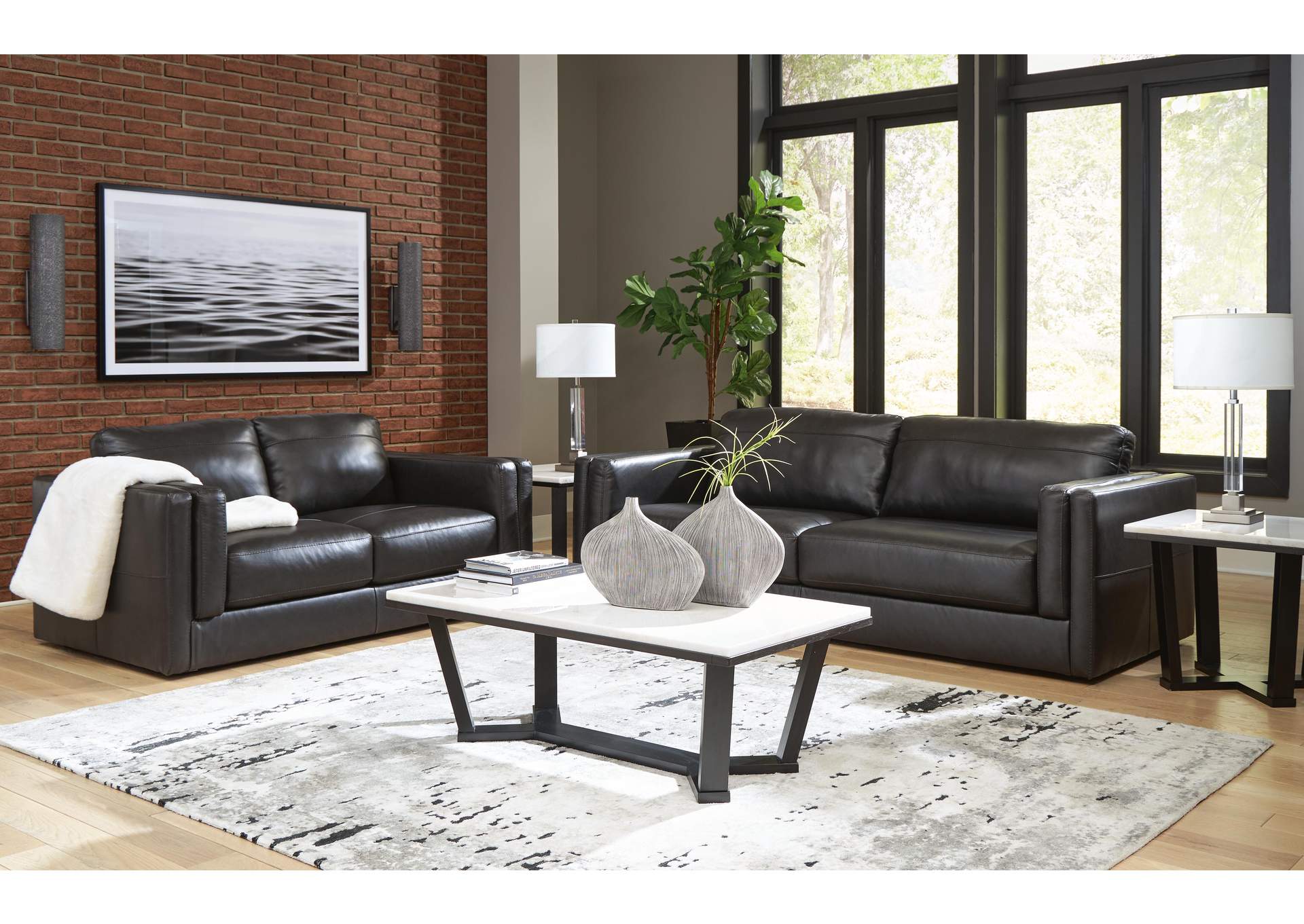 Amiata Sofa and Loveseat