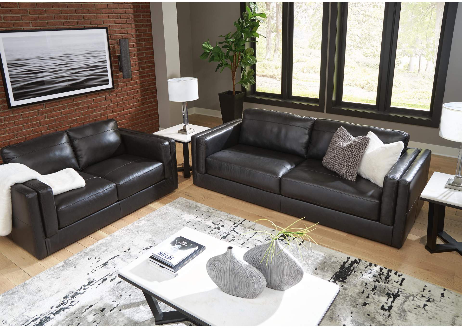 Amiata Sofa and Loveseat