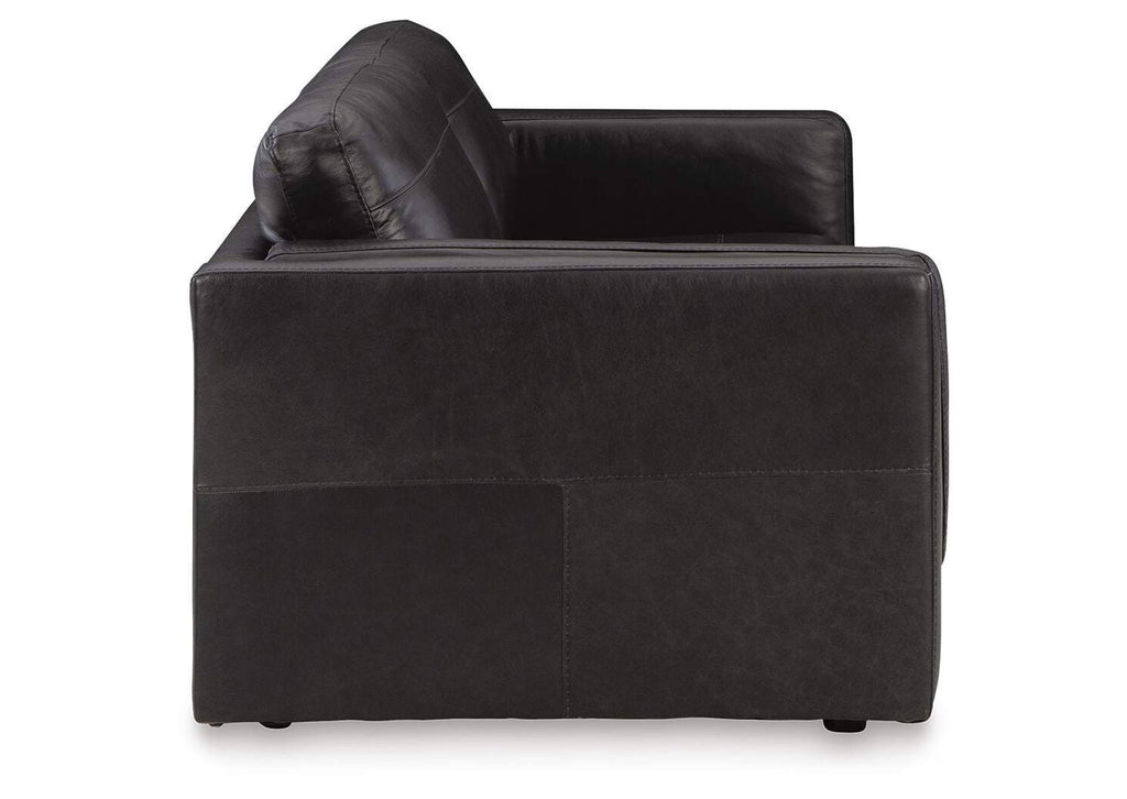 Amiata Sofa, Loveseat, Chair and Ottoman side view