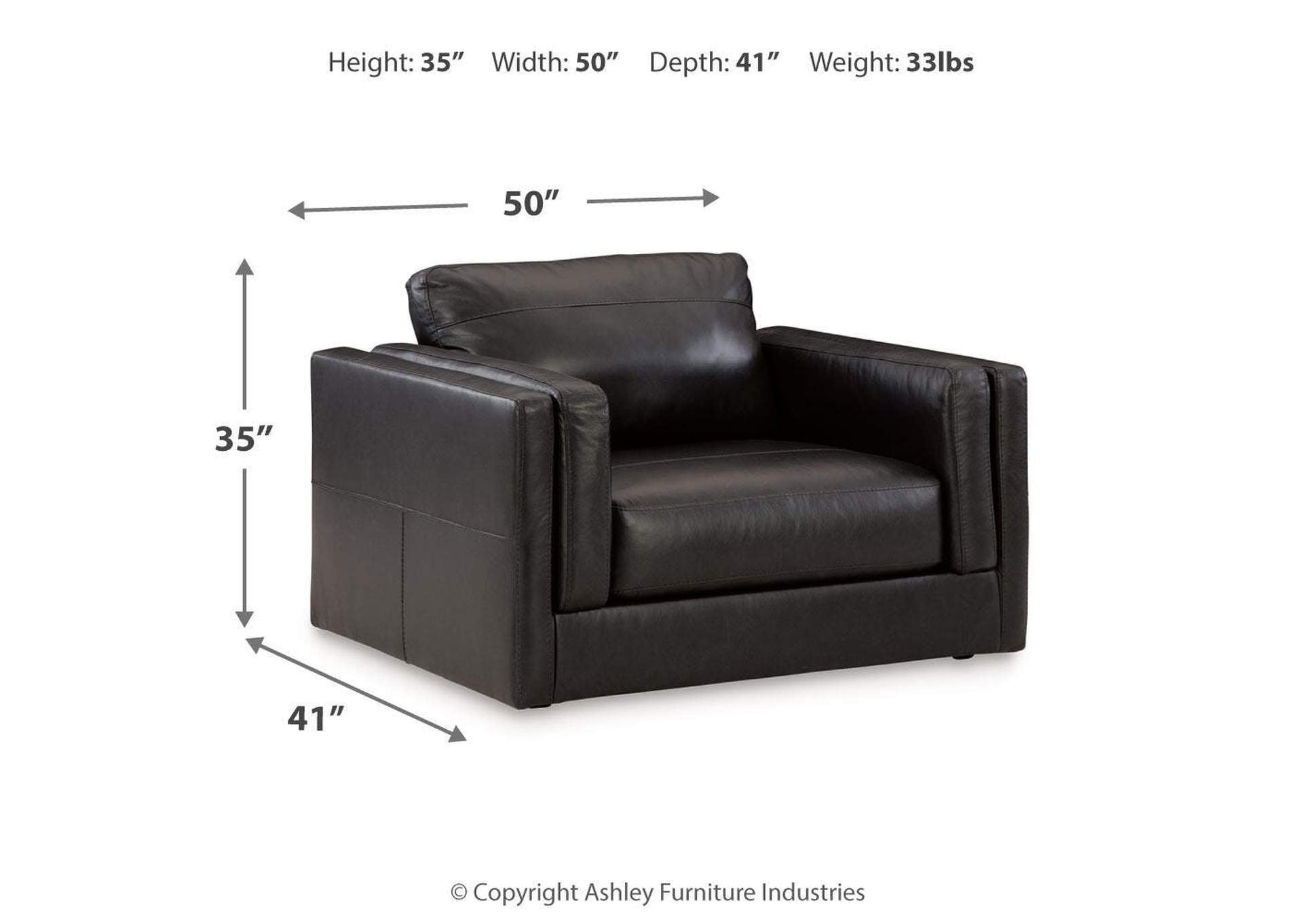 Amiata Oversized Chair dimensions