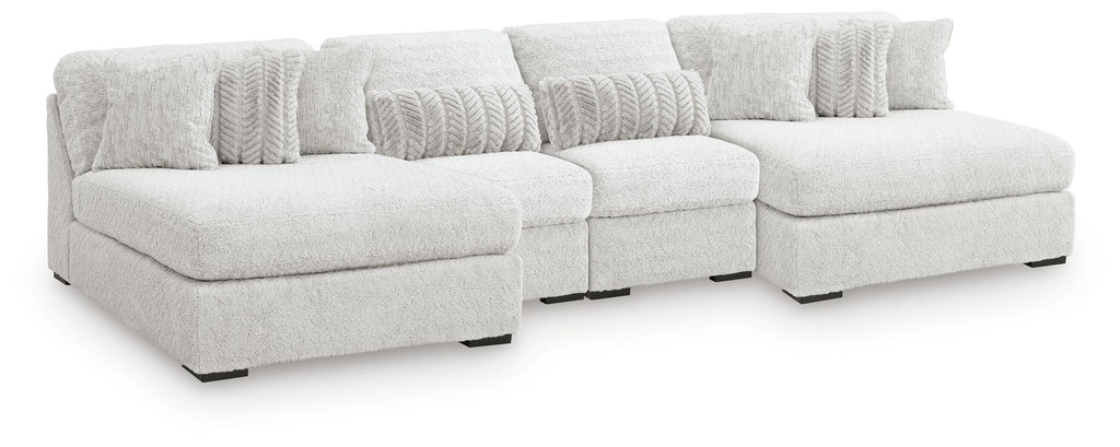 Cuddle Plush sectional, 4-Piece Sectional with Chaise · 168 × 66 × 43 in, view 1