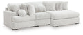 Cuddle Plush sectional, 3-Piece Sectional with Chaise · 125 × 66 × 43 in, view 1