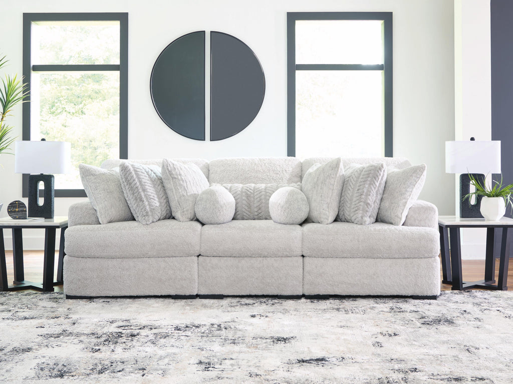 Cuddle Plush sectional, 3-Piece Sectional · 113 × 41 × 43 in, view 2