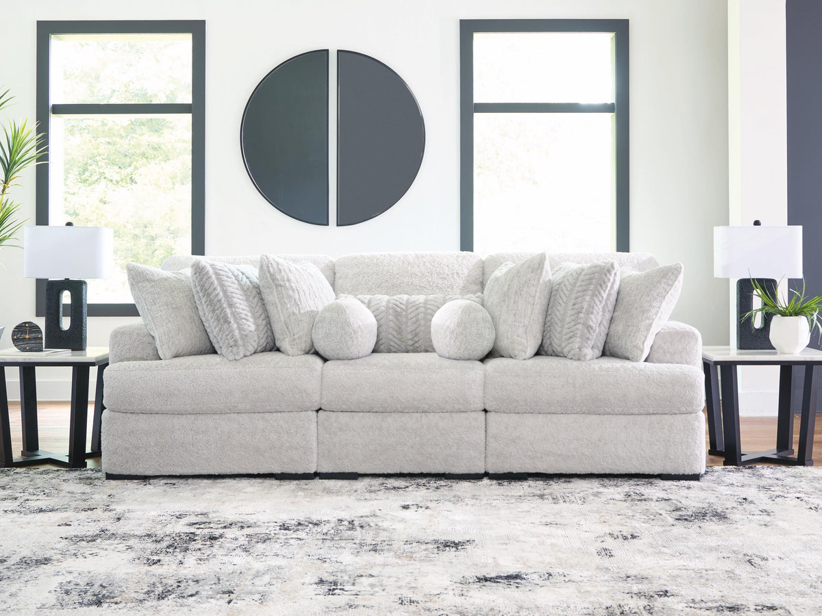 Cuddle Plush sectional, 3-Piece Sectional · 113 × 41 × 43 in, view 2