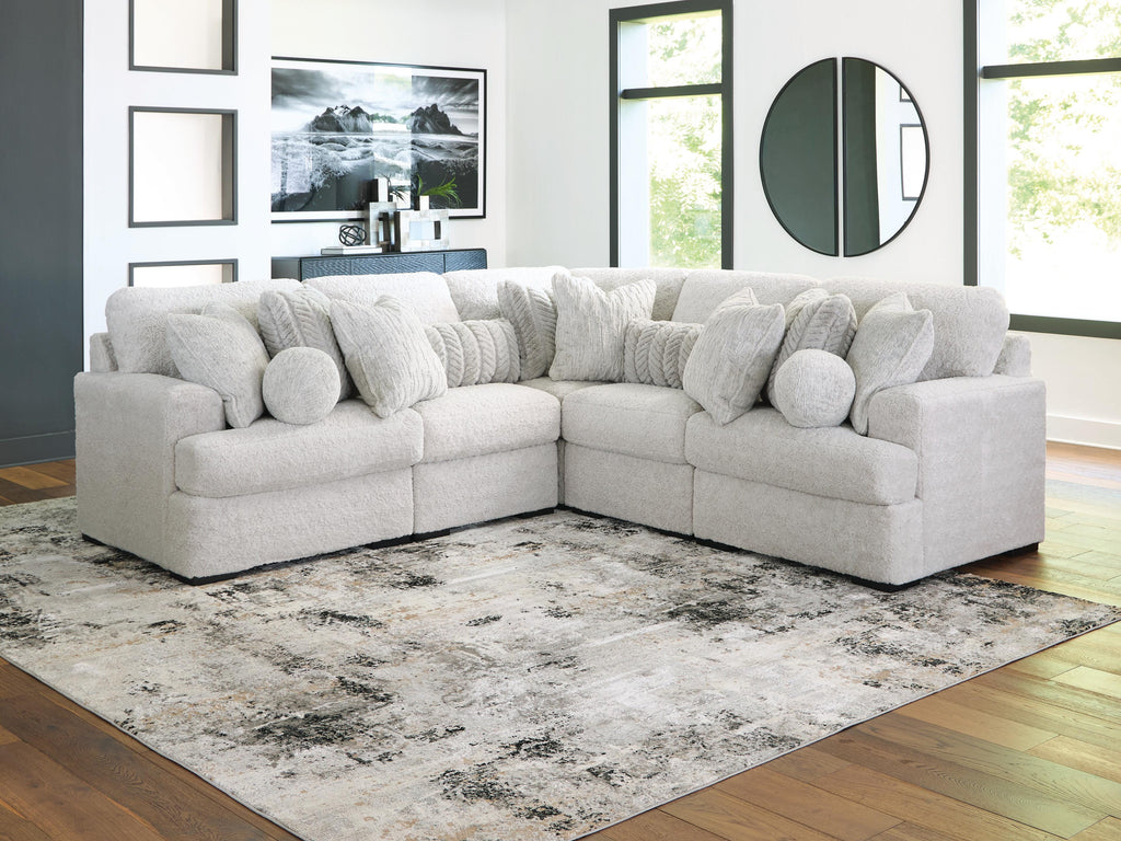 Cuddle Plush sectional, 5-Piece Sectional · 113 × 113 × 43 in, view 2