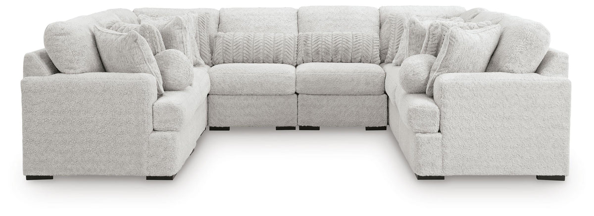 Cuddle Plush sectional, 8-Piece Sectional · 144 × 113 × 43 in, view 1