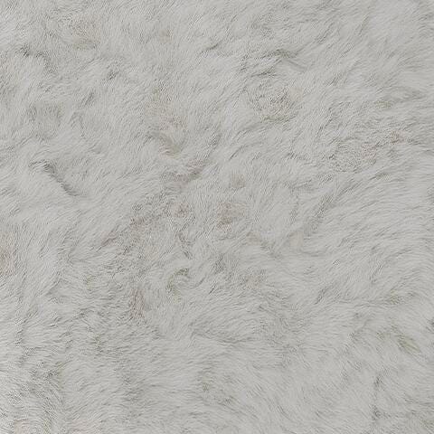 Cuddle Plush Oversized Swivel Accent Chair in Arctic, fabric swatch
