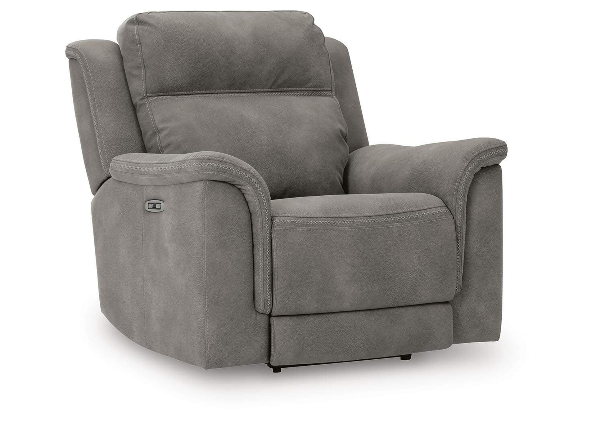 Next-Gen Durapella Power Recliner angled view