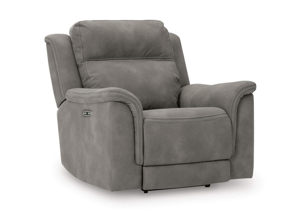 Next-Gen DuraPella Dual Power Reclining Sofa, Loveseat and Recliner angled view