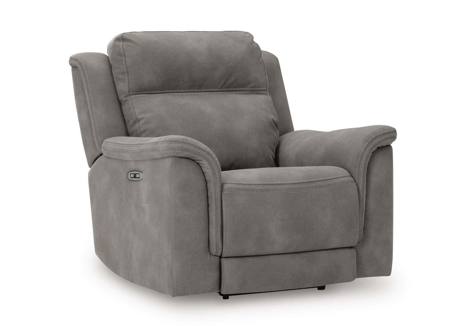 Next-Gen DuraPella Dual Power Reclining Sofa, Console Loveseat and Recliner in Slate — detail 2