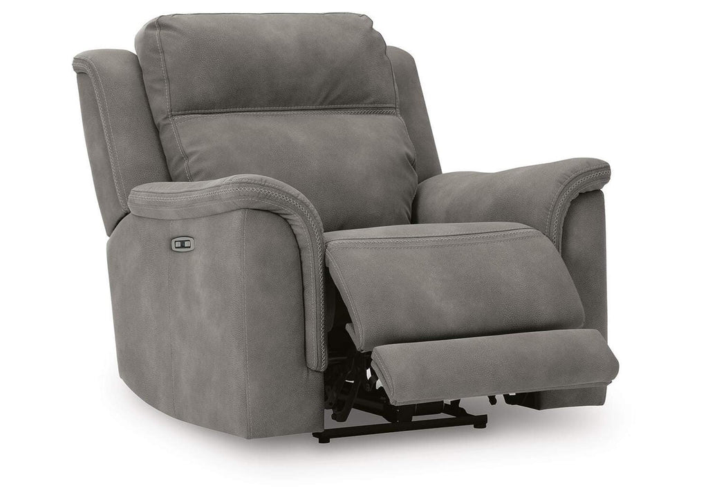 Next-Gen Durapella Power Recliner angled view