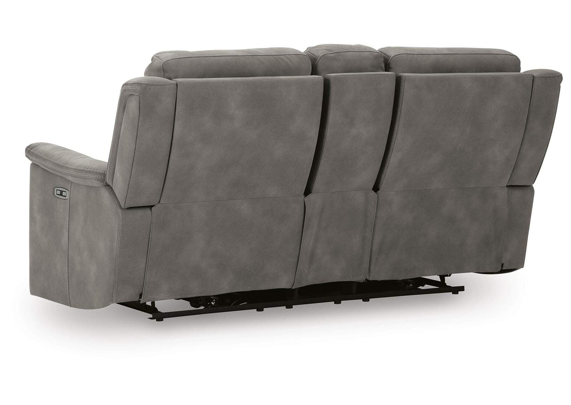 Next-Gen Durapella Power Reclining Loveseat with Console
