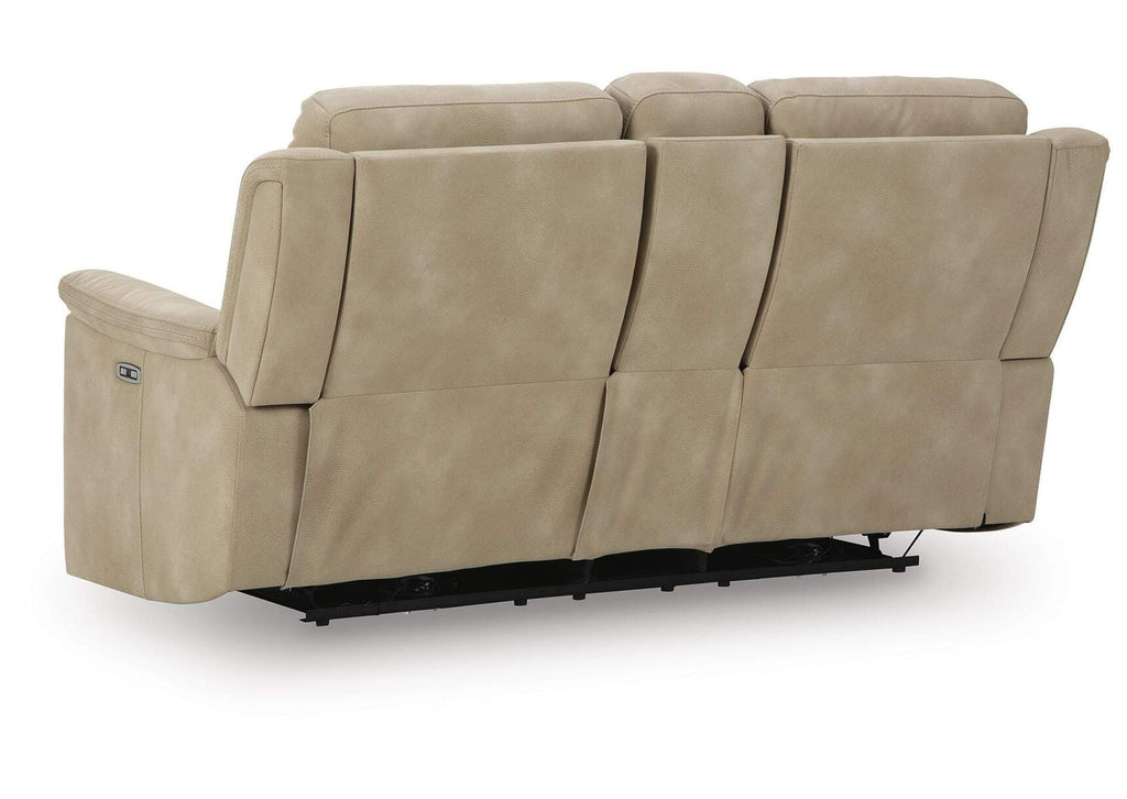 Next-Gen Durapella Power Reclining Loveseat with Console