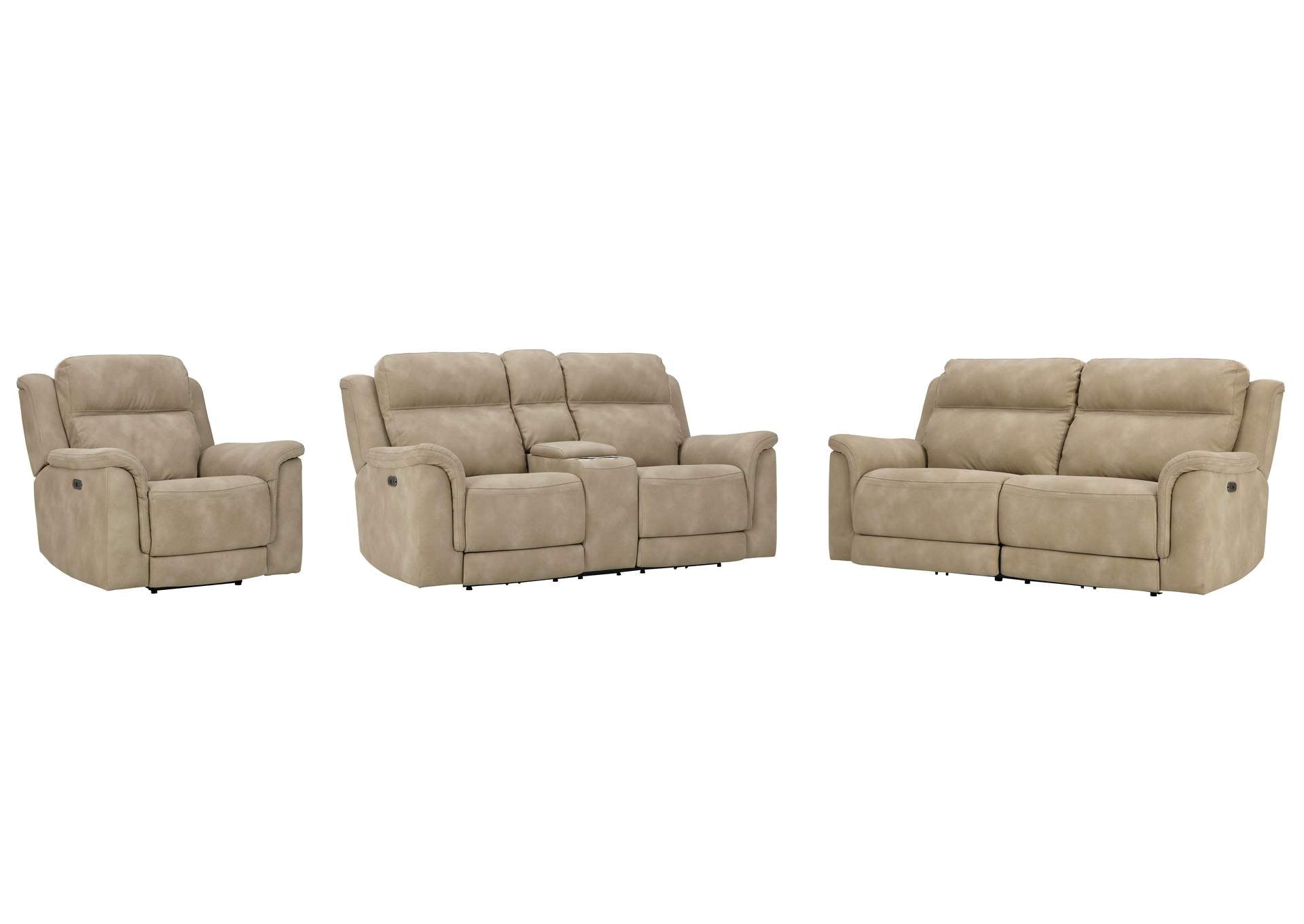 Next-Gen DuraPella Performance Fabric Dual Power Reclining Sofa, Loveseat and Recliner