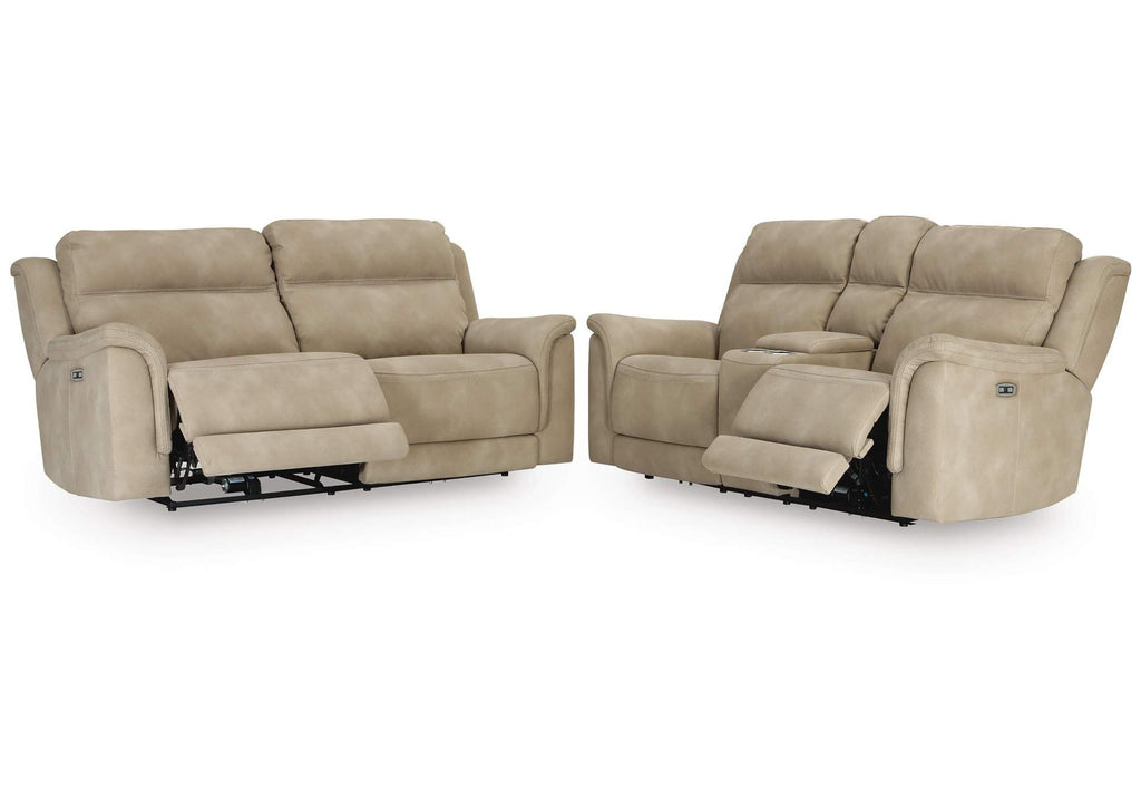 Next-Gen DuraPella Performance Fabric Dual Power Reclining Sofa and Loveseat fabric detail