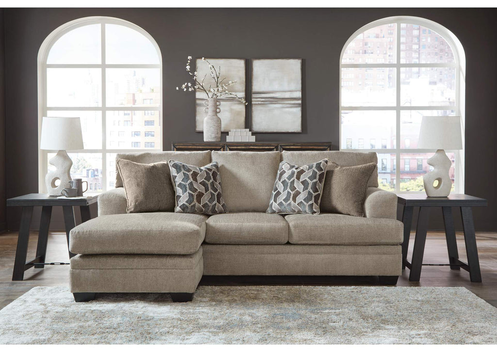 Stonemeade Sofa Chaise, Chair, and Ottoman