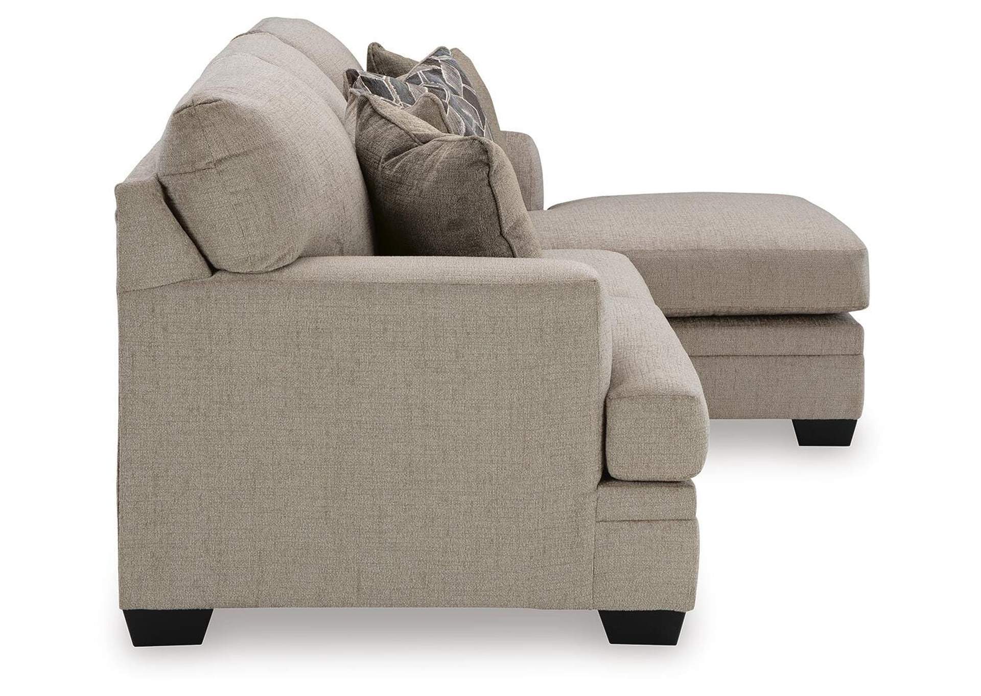 Stonemeade Sofa Chaise side view