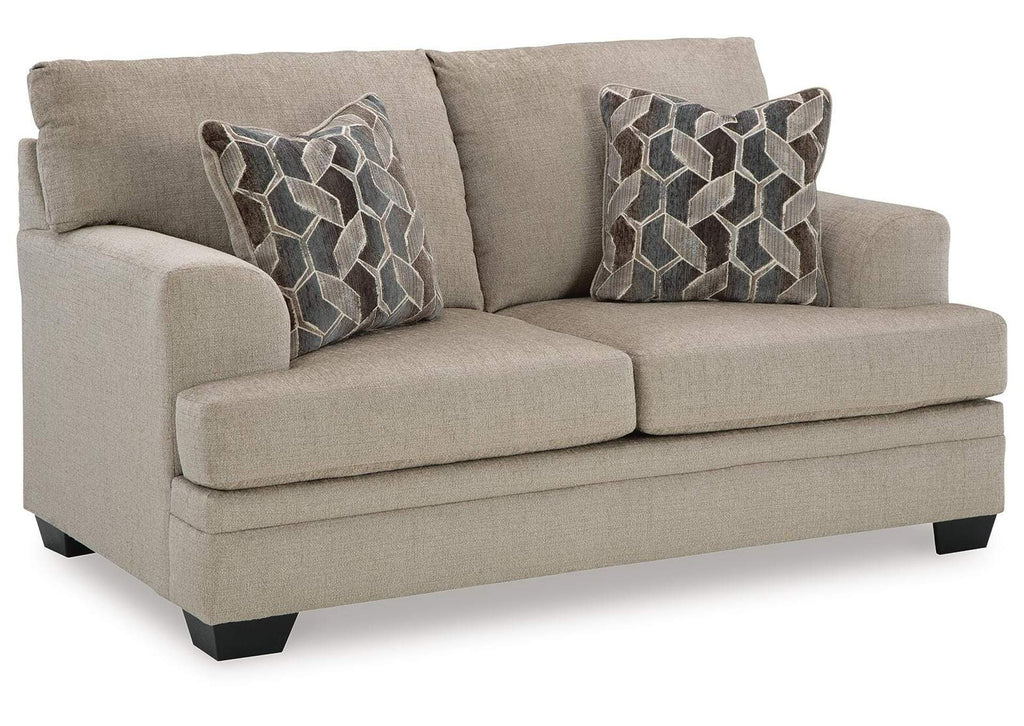Stonemeade Sofa, Loveseat, Chair and Ottoman angled view