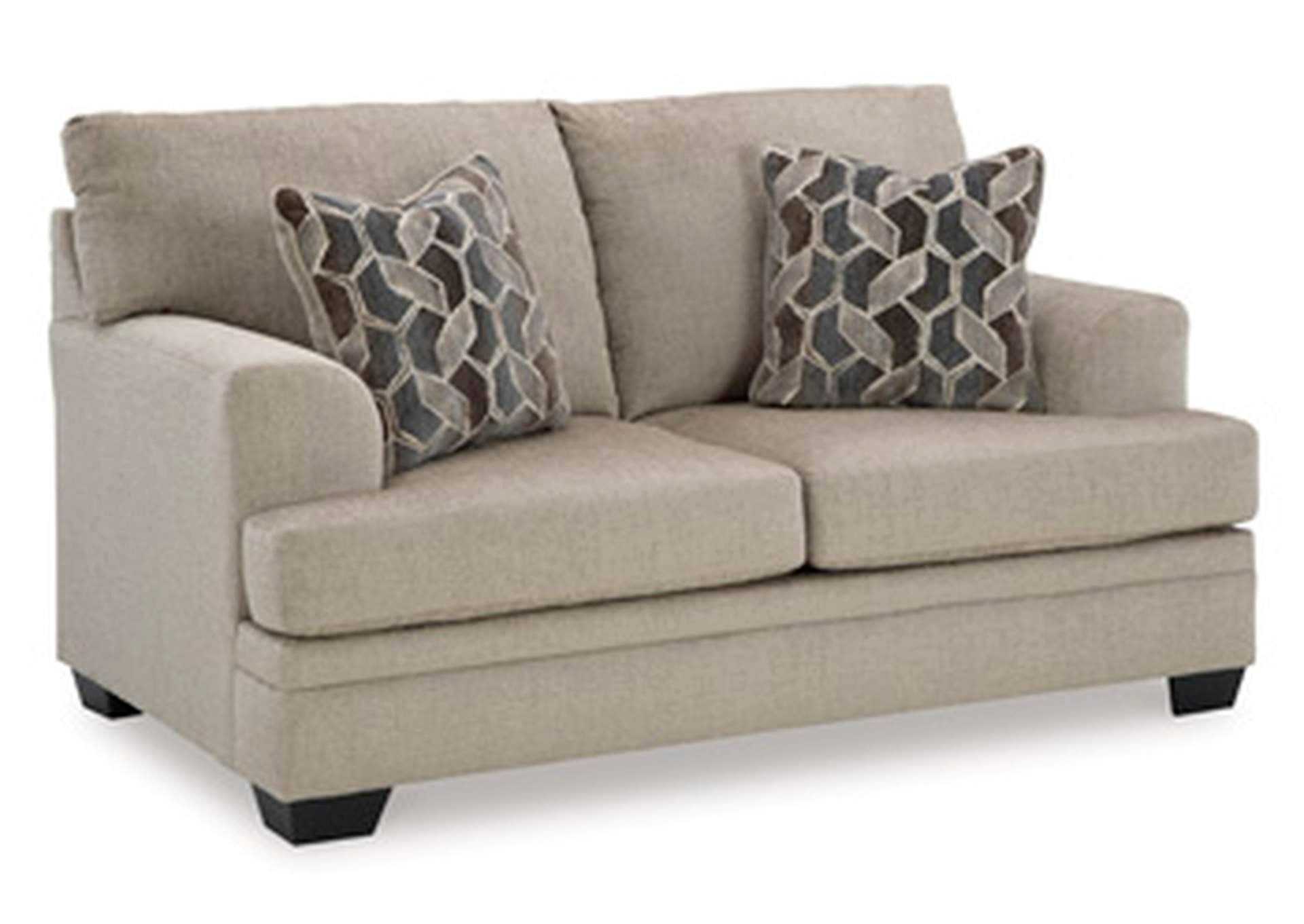 Stonemeade Loveseat angled view