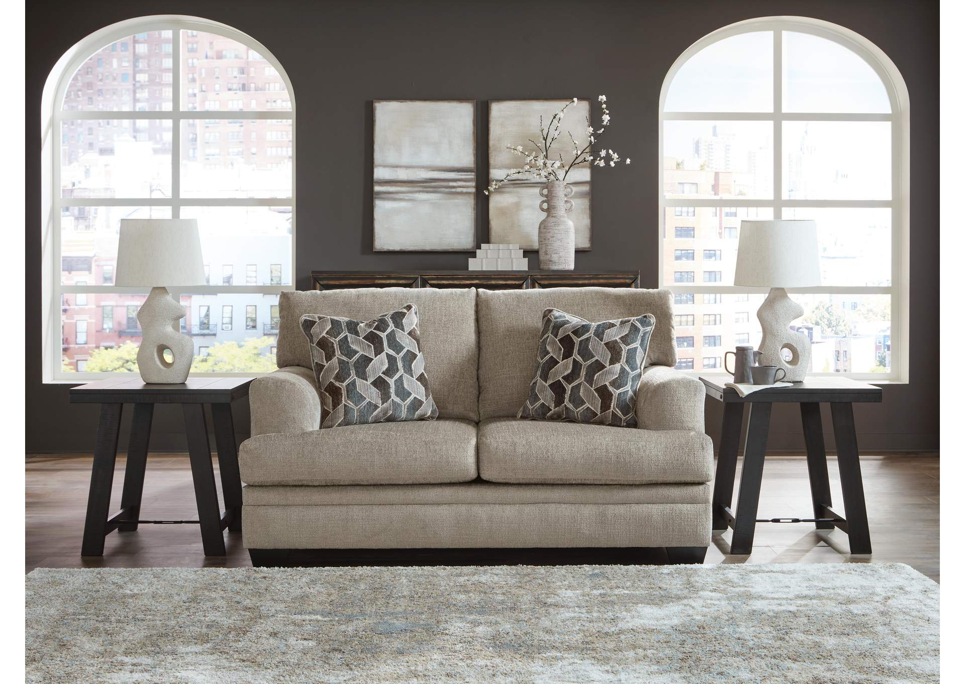 Stonemeade Sofa, Loveseat, Chair and Ottoman