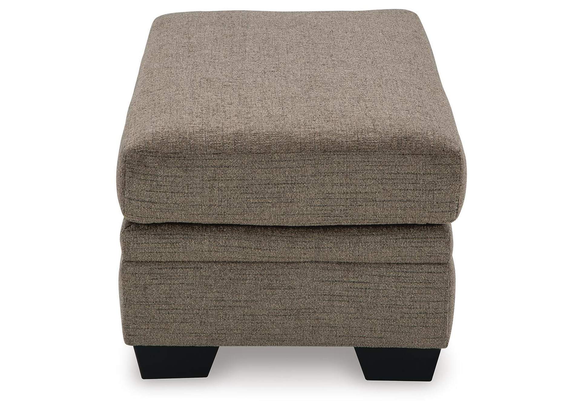 Stonemeade Sofa Chaise, Chair, and Ottoman side view