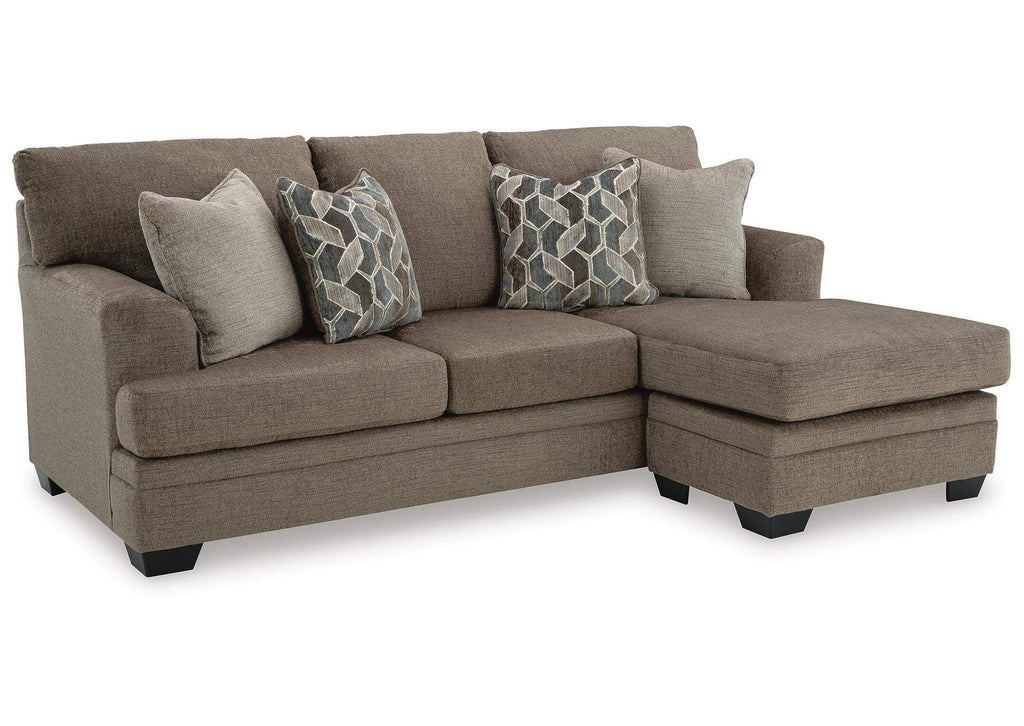 Stonemeade Sofa Chaise angled view