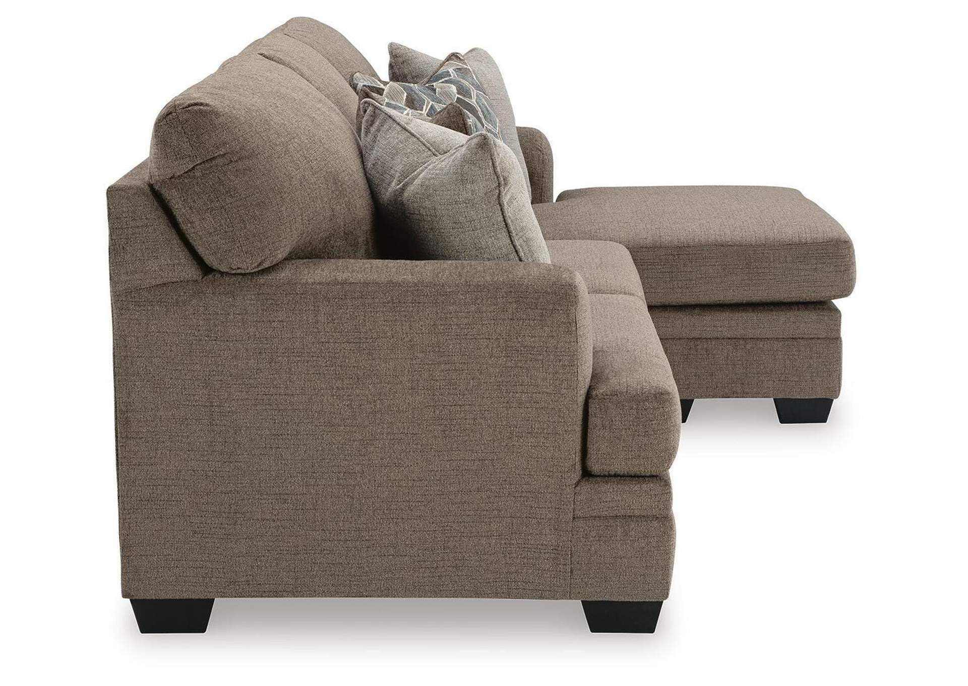 Stonemeade Sofa Chaise side view
