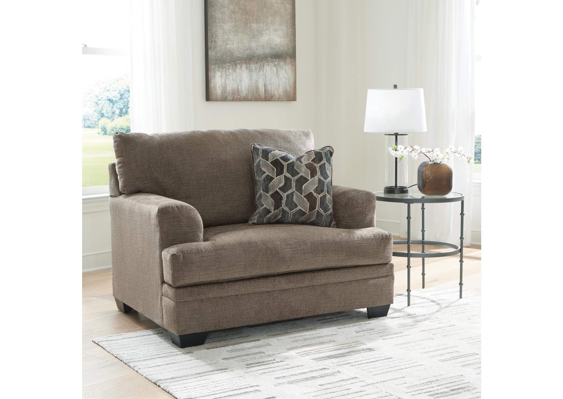Stonemeade Sofa Chaise, Chair, and Ottoman
