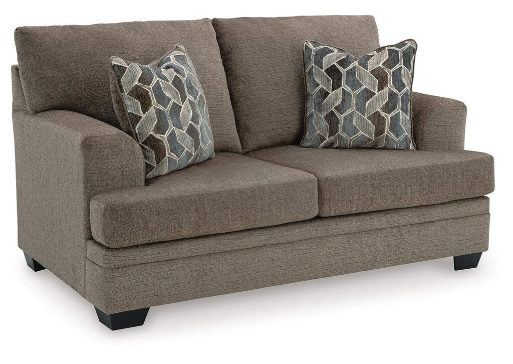 Stonemeade Sofa, Loveseat, Chair and Ottoman angled view