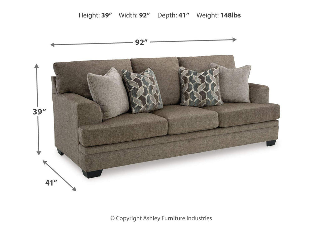 Stonemeade Sofa dimensions