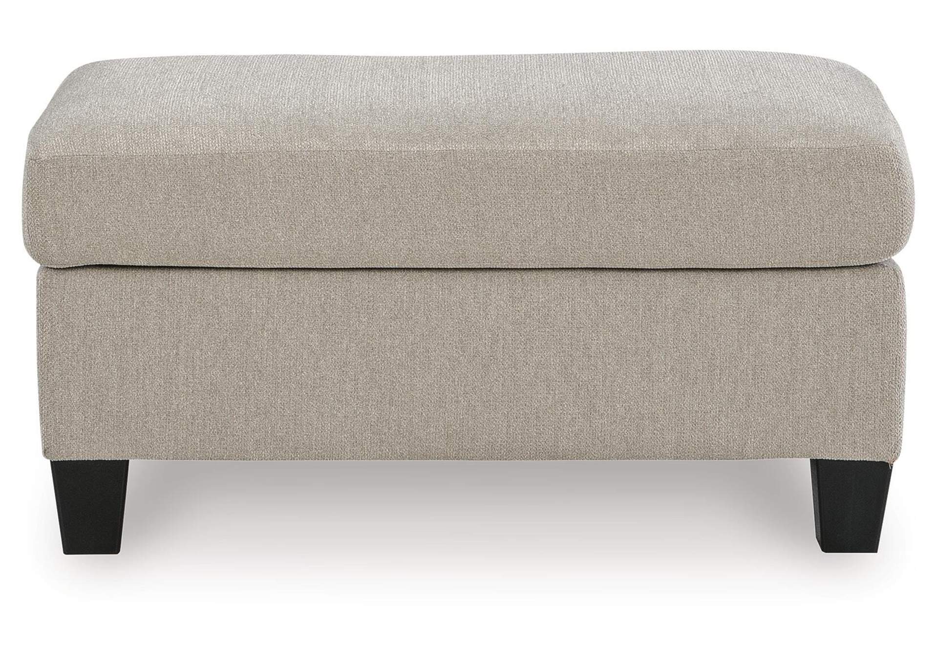 Willarae Chair and Ottoman front view